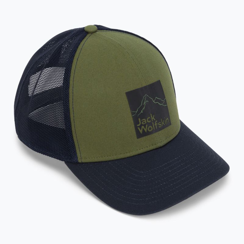 Бейсболка Jack Wolfskin Brand зелена 1911241