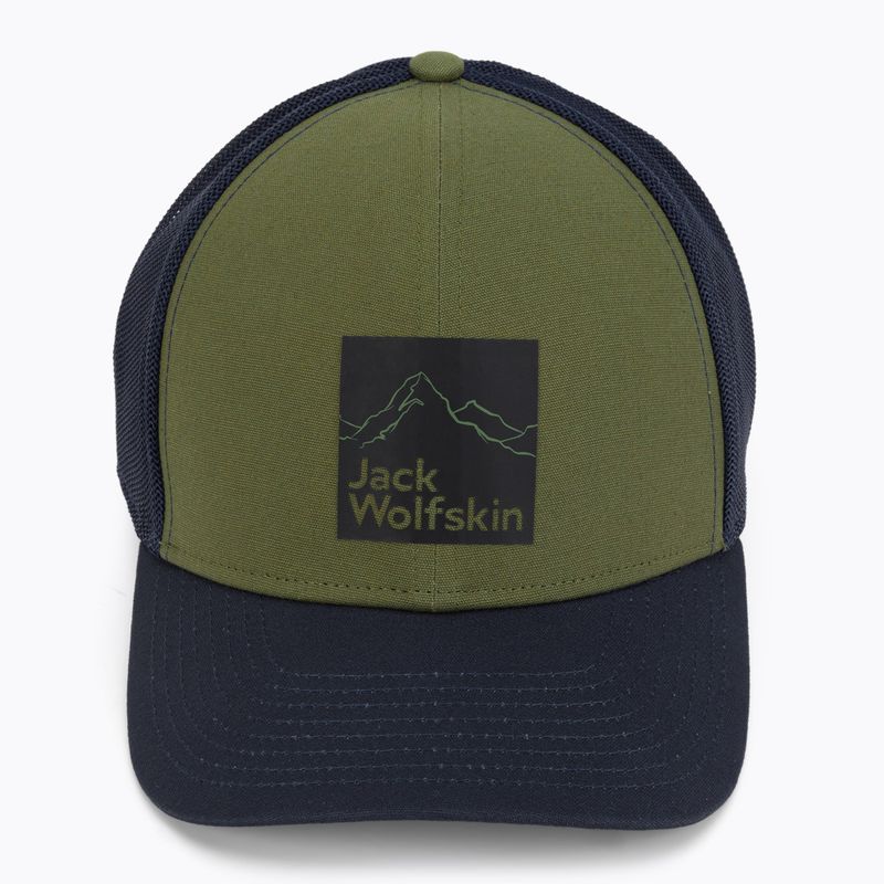 Бейсболка Jack Wolfskin Brand зелена 1911241 4