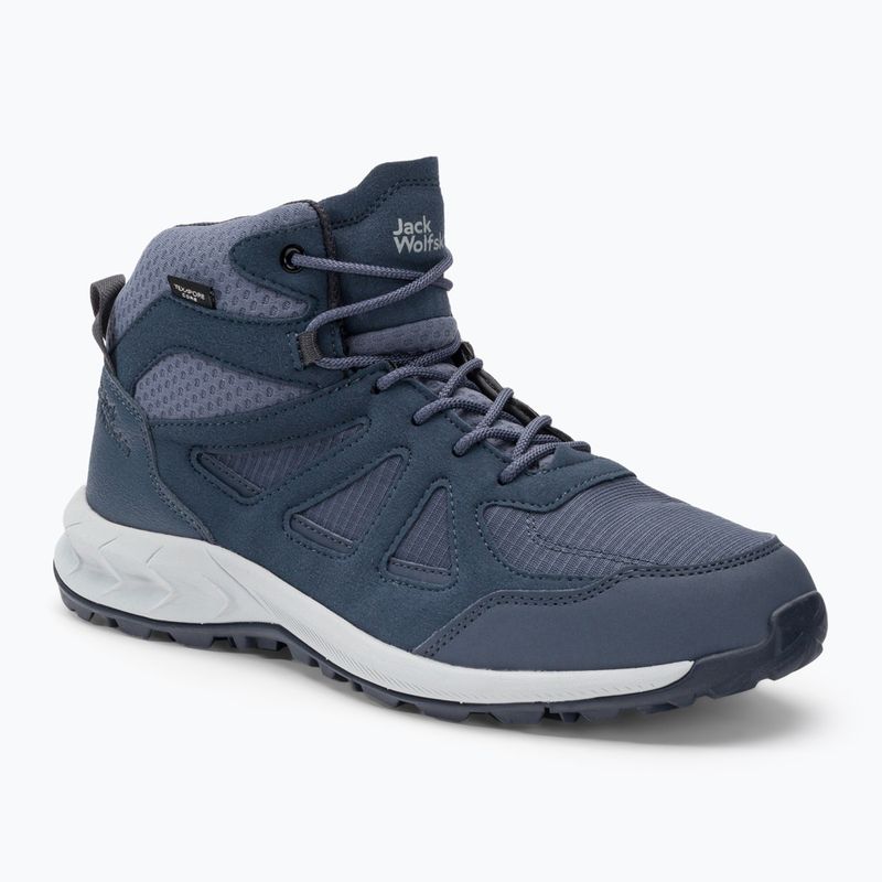 Черевики трекінгові жіночі Jack Wolfskin Woodland 2 Texapore Mid сині 4051331