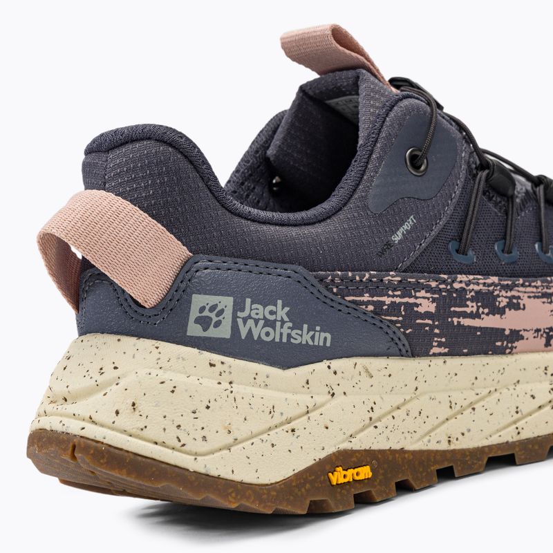 Взуття туристичне жіноче Jack Wolfskin Terraquest Low синє 4056451_6179_080 9