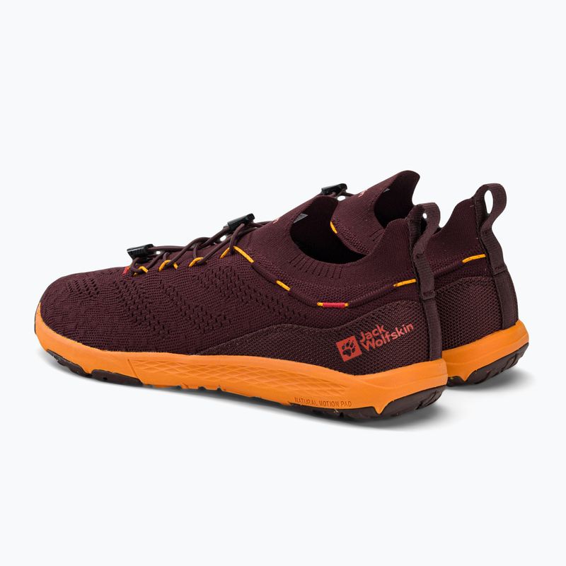 Взуття туристичне чоловіче Jack Wolfskin Spirit Knit Low бордове 4056621_2196_105 3
