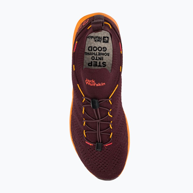 Взуття туристичне чоловіче Jack Wolfskin Spirit Knit Low бордове 4056621_2196_105 6