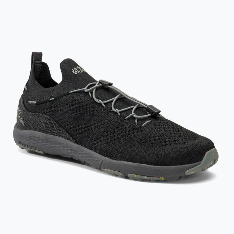 Взуття туристичне чоловіче Jack Wolfskin Spirit Knit Low чорне 4056621_6350_065