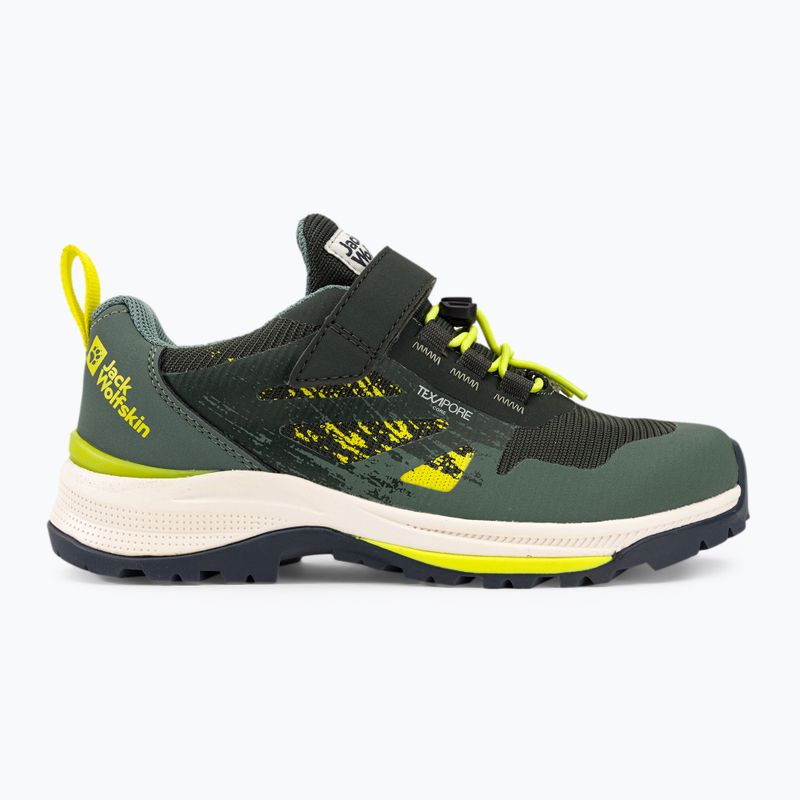 Взуття туристичне дитяче Jack Wolfskin Vili Hiker Texapore Low зелене 4056831_4136_350 2