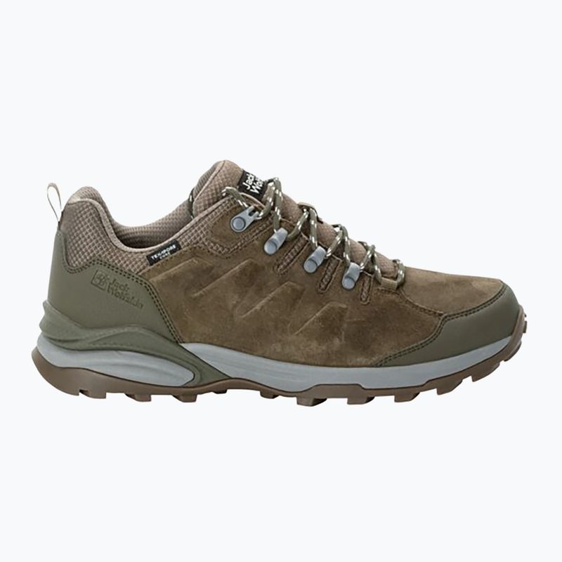 Черевики трекінгові чоловічі Jack Wolfskin Refugio Texapore Low cold coffee 9