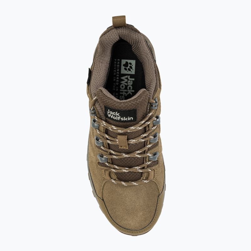 Черевики трекінгові жіночі Jack Wolfskin Refugio Texapore Low chestnut 5