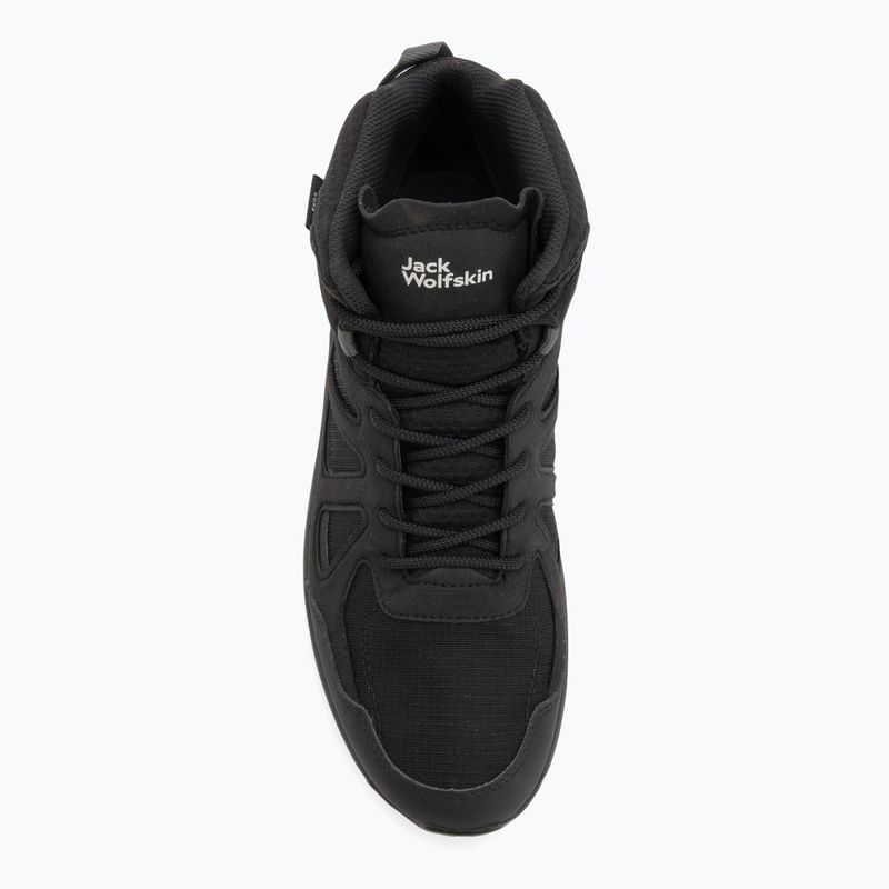 Черевики трекінгові чоловічі Jack Wolfskin Woodland 2 Texapore Mid black 5