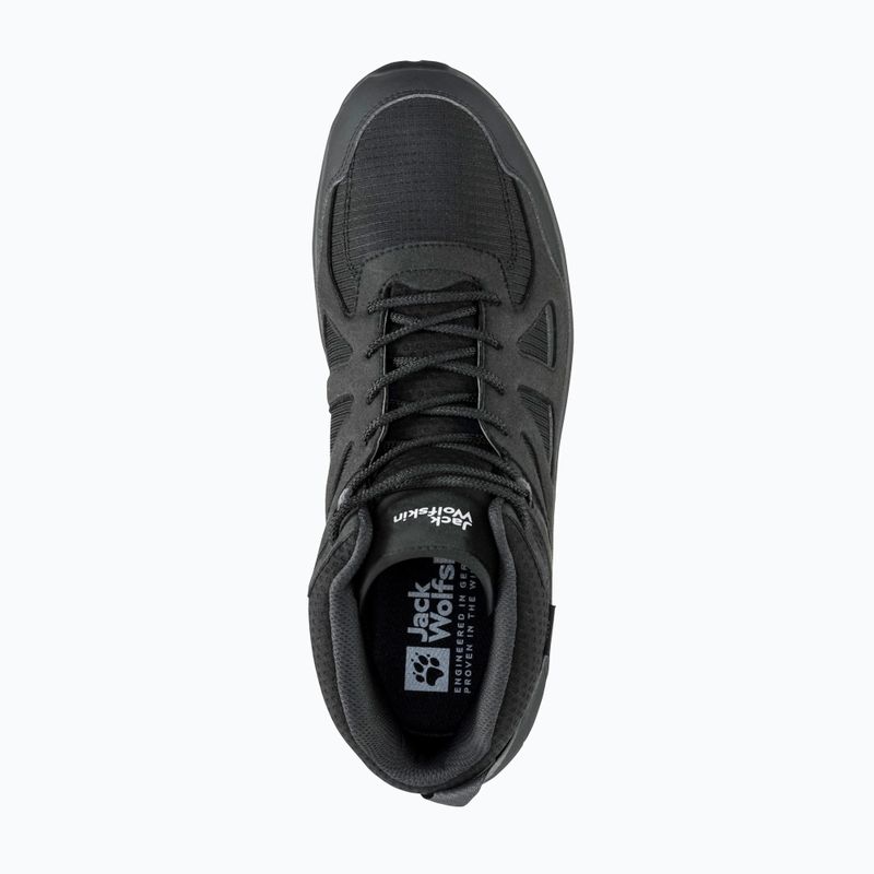 Черевики трекінгові чоловічі Jack Wolfskin Woodland 2 Texapore Mid black 12