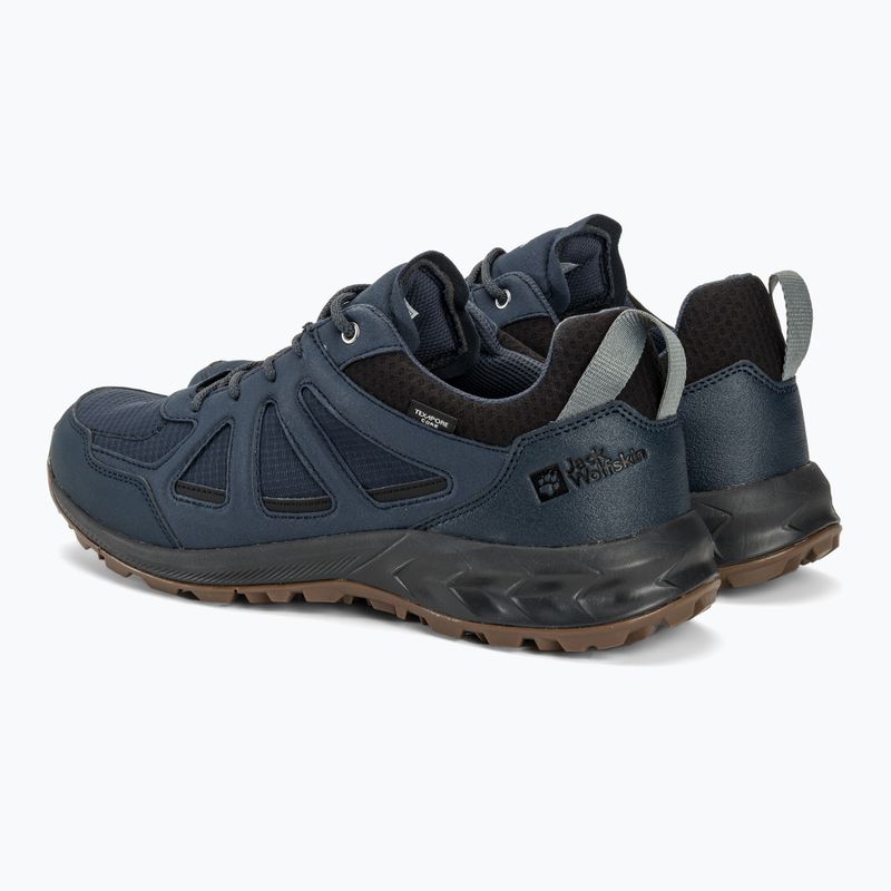 Черевики трекінгові чоловічі Jack Wolfskin Woodland 2 Texapore Low night blue 3