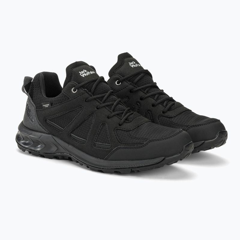 Черевики трекінгові чоловічі Jack Wolfskin Woodland 2 Texapore Low black 4