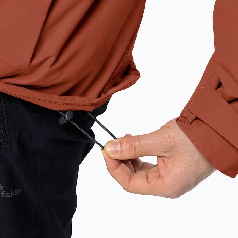 Чоловіча куртка від дощу Jack Wolfskin Romberg 3в1 кармін 7