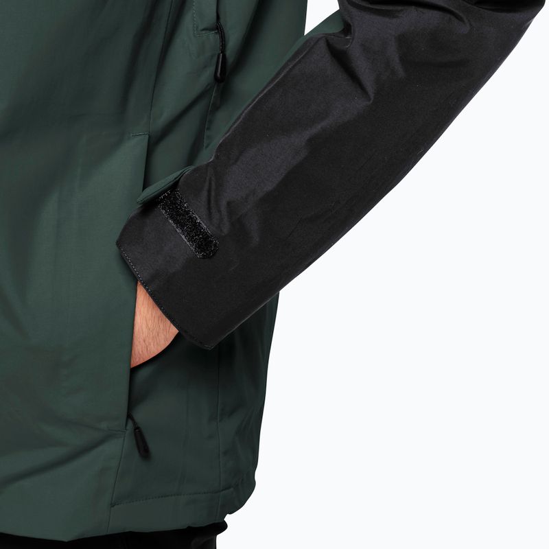 Чоловіча куртка Jack Wolfskin Jasper 3в1 від дощу чорно-оливкова 7