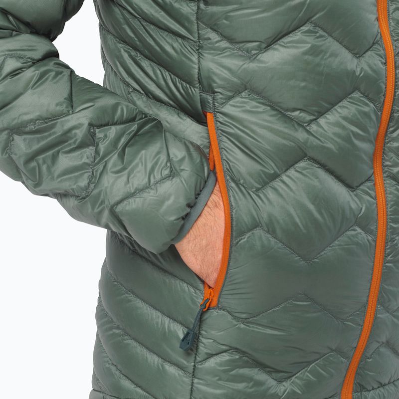 Чоловіча лижна куртка Jack Wolfskin Alpspitze Down Hoody hedge green чоловіча лижна куртка 5