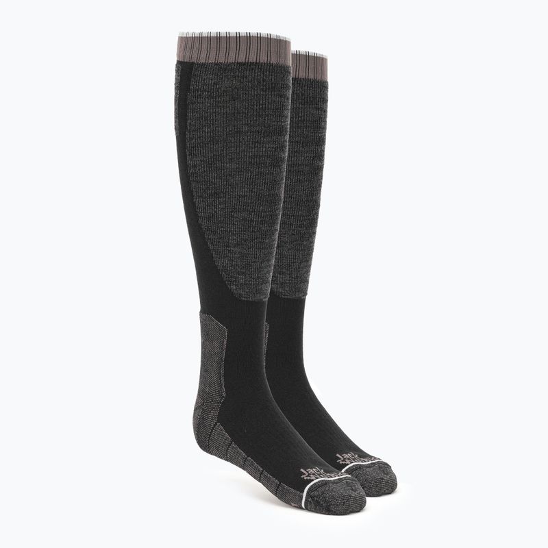 Шкарпетки Jack Wolfskin Ski Merino H C трекінгові чорні