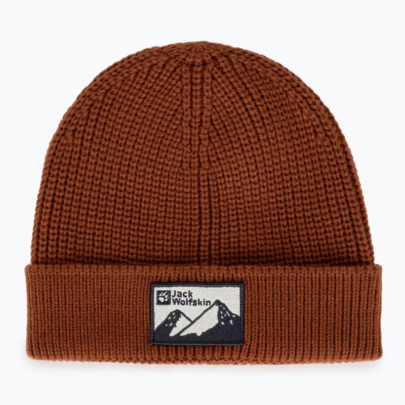 Зимова шапка-вушанка Jack Wolfskin Edo Badge Beanie carmine 5