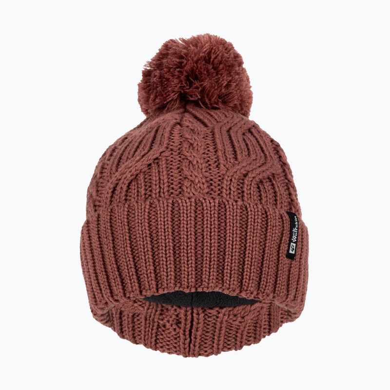 Зимова шапка Jack Wolfskin Pompom Beanie apple butter зимова шапка 2