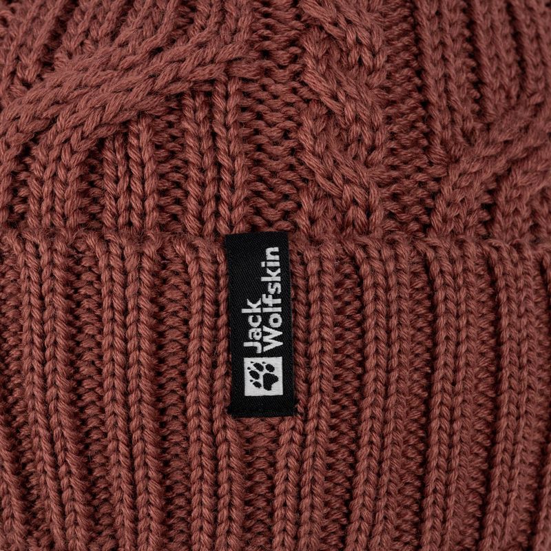 Зимова шапка Jack Wolfskin Pompom Beanie apple butter зимова шапка 4