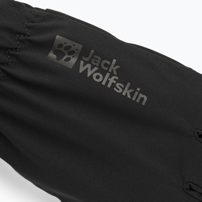 Трекінгові рукавички Jack Wolfskin Highloft чорні 4