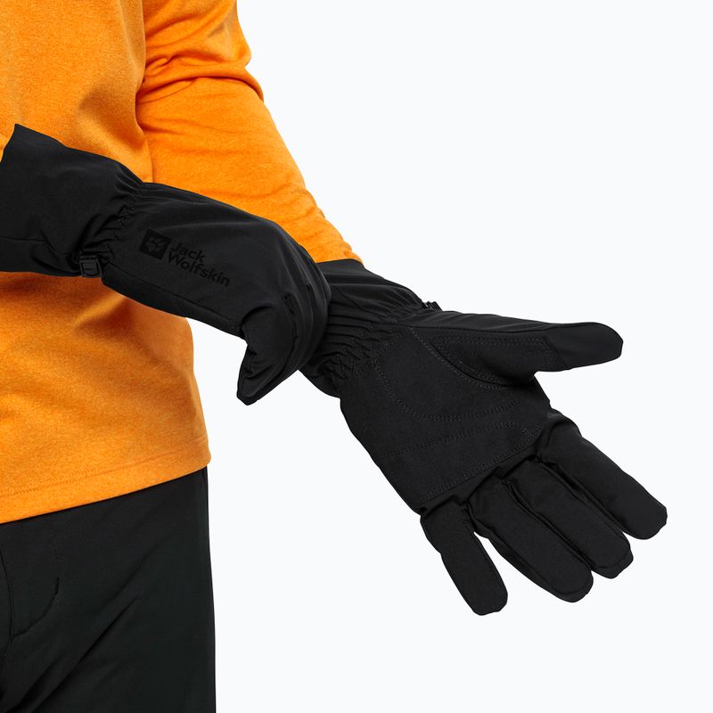 Трекінгові рукавички Jack Wolfskin Highloft чорні 6