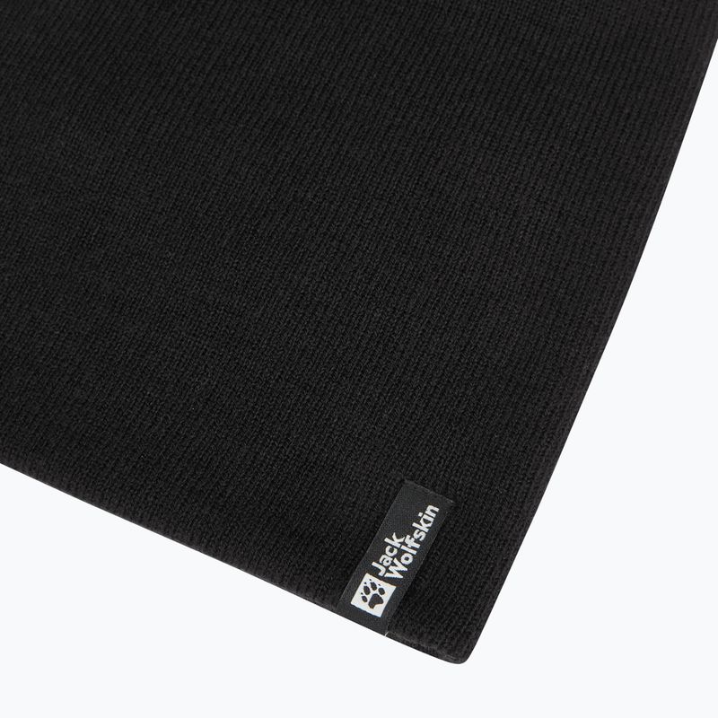 Шапка зимова Jack Wolfskin Rib black 4