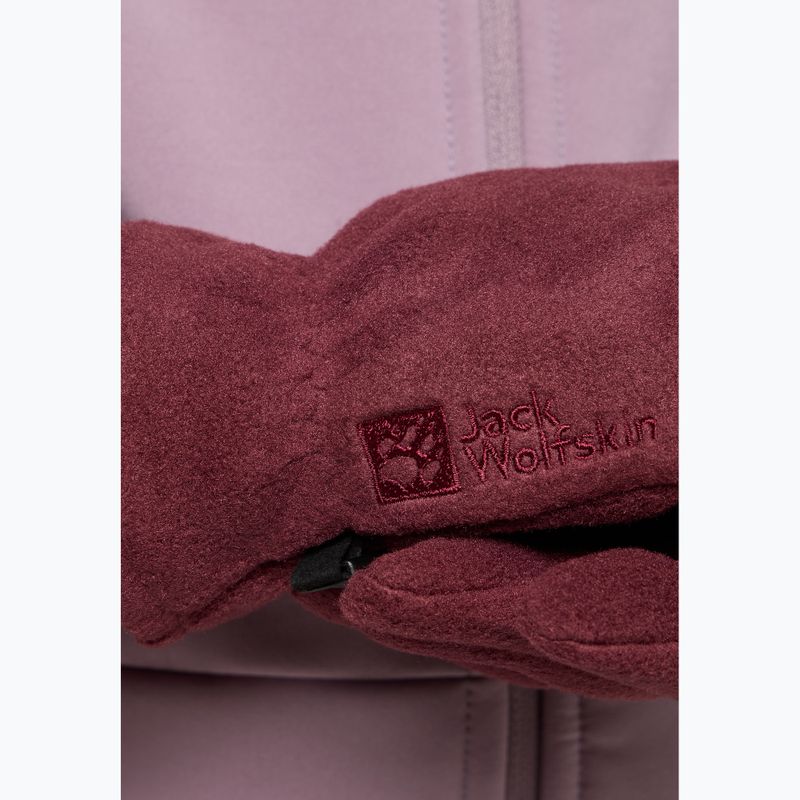 Рукавички трекінгові дитячі Jack Wolfskin Fleece Glove boysenberry 3
