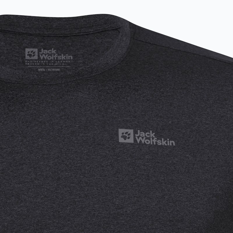 Лонгслів термічний чоловічий Jack Wolfskin Sky Thermal black 7