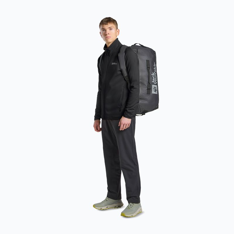 Кофта флісова чоловіча Jack Wolfskin Baiselberg Fz black 2