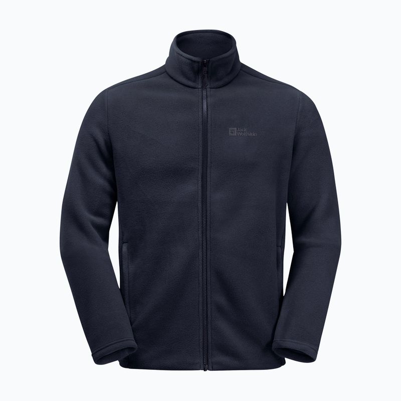 Кофта флісова чоловіча Jack Wolfskin Winterstein Fz night blue 6