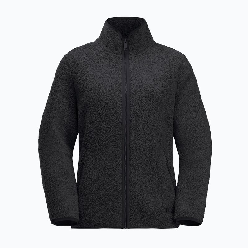Кофта флісова жіноча Jack Wolfskin High Curl black 4