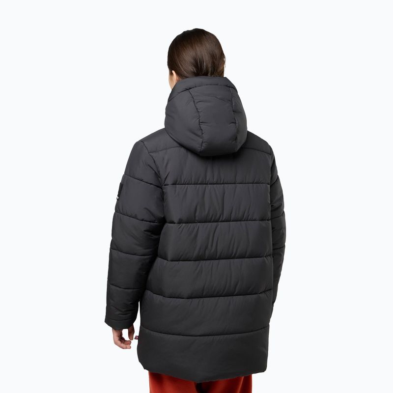 Куртка утеплена дитяча Jack Wolfskin Teen Ins Long granite black 2