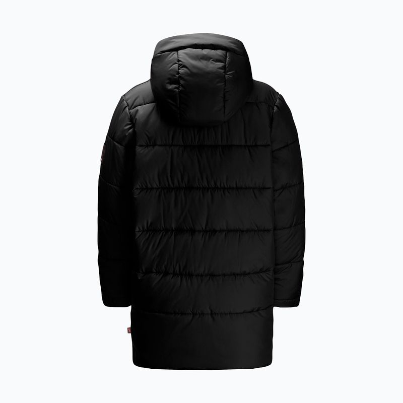 Куртка утеплена дитяча Jack Wolfskin Teen Ins Long granite black 6