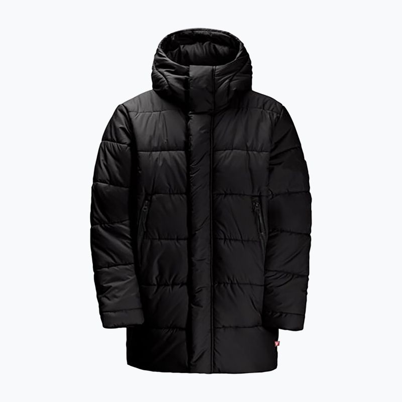 Куртка утеплена дитяча Jack Wolfskin Teen Ins Long granite black 4