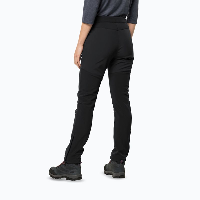 Штани трекінгові жіночі Jack Wolfskin Stollberg black 2