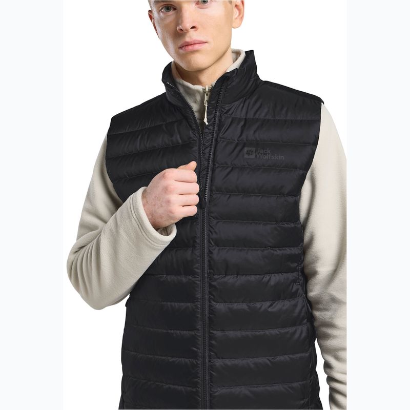 Жилет трекінговий чоловічий Jack Wolfskin Pilvi Down чорний 4