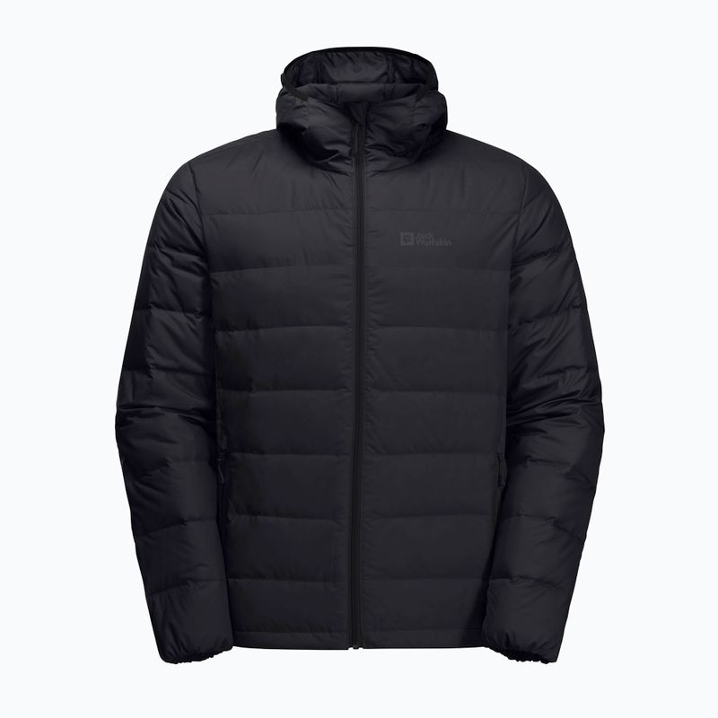 Чоловіча куртка Jack Wolfskin Ather Down Hoody з капюшоном чорна 6