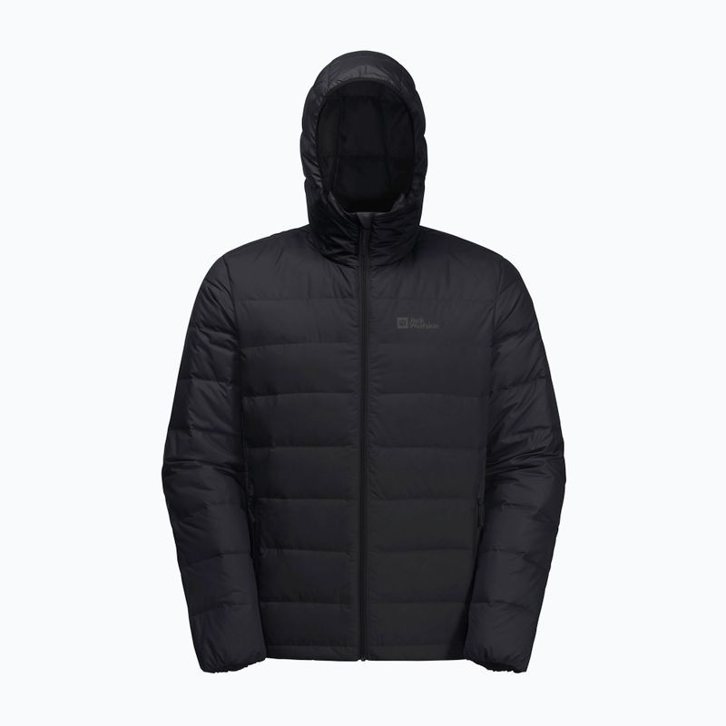 Чоловіча куртка Jack Wolfskin Ather Down Hoody з капюшоном чорна 7