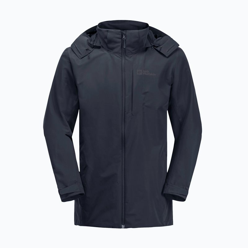 Куртка протидощова чоловіча Jack Wolfskin Fernblick 2L night blue 7