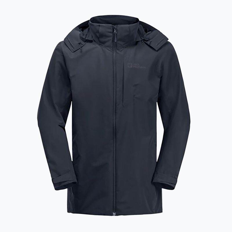 Куртка протидощова чоловіча Jack Wolfskin Fernblick 2L night blue 7