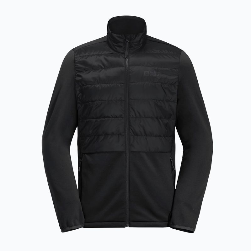 Чоловіча куртка від дощу Jack Wolfskin Feldberg Luntal 3в1 чорна 10