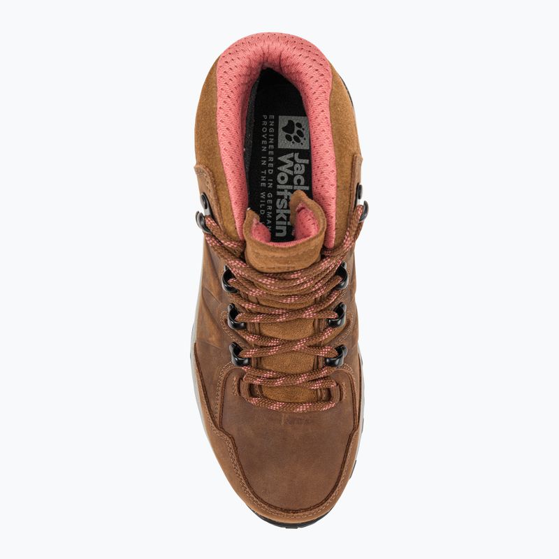 Жіночі трекінгові черевики Jack Wolfskin Refugio Prime Texapore Mid fawn 7