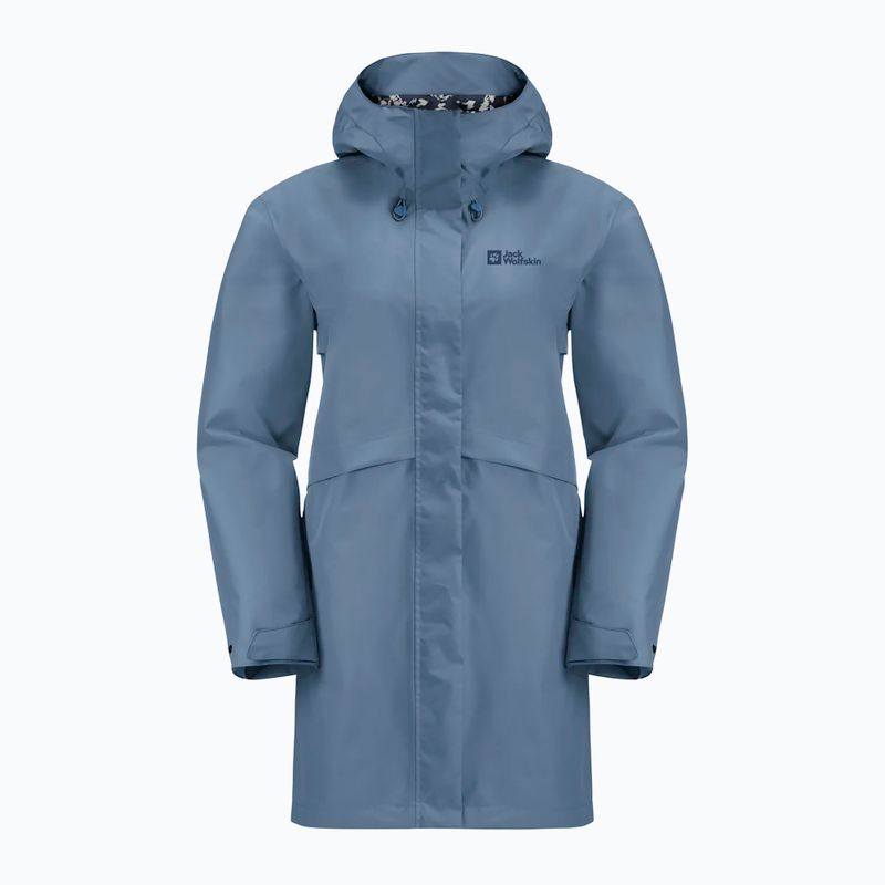 Плащ протидощовий жіночий Jack Wolfskin Cape West Coat elemental blue 7