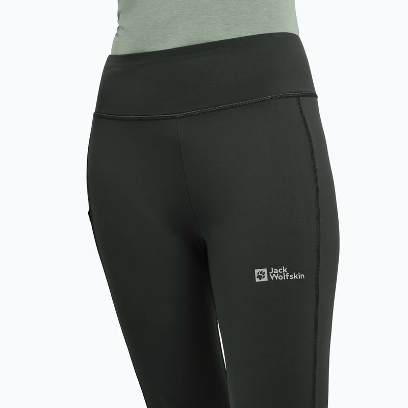 Штани трекінгові жіночі Jack Wolfskin Klintal Tights black 4