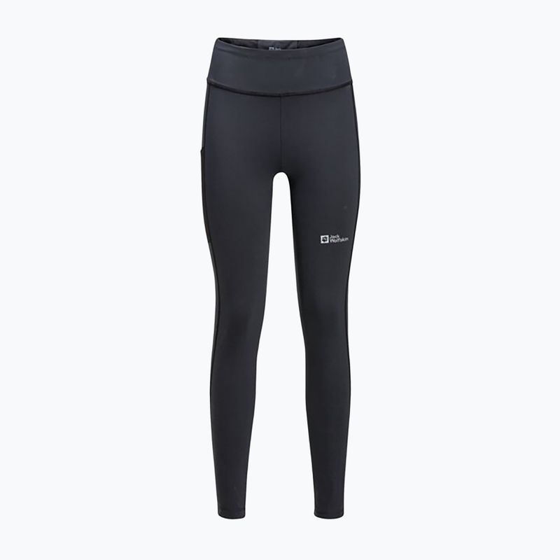 Штани трекінгові жіночі Jack Wolfskin Klintal Tights black 4