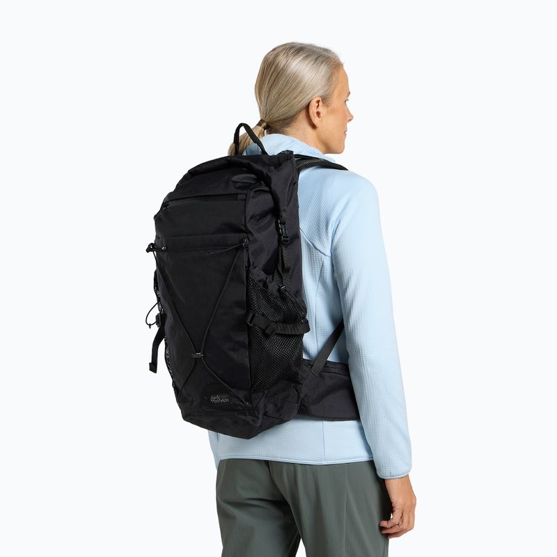 Рюкзак туристичний Jack Wolfskin Wandermood RollТоп 30 л granite black 11