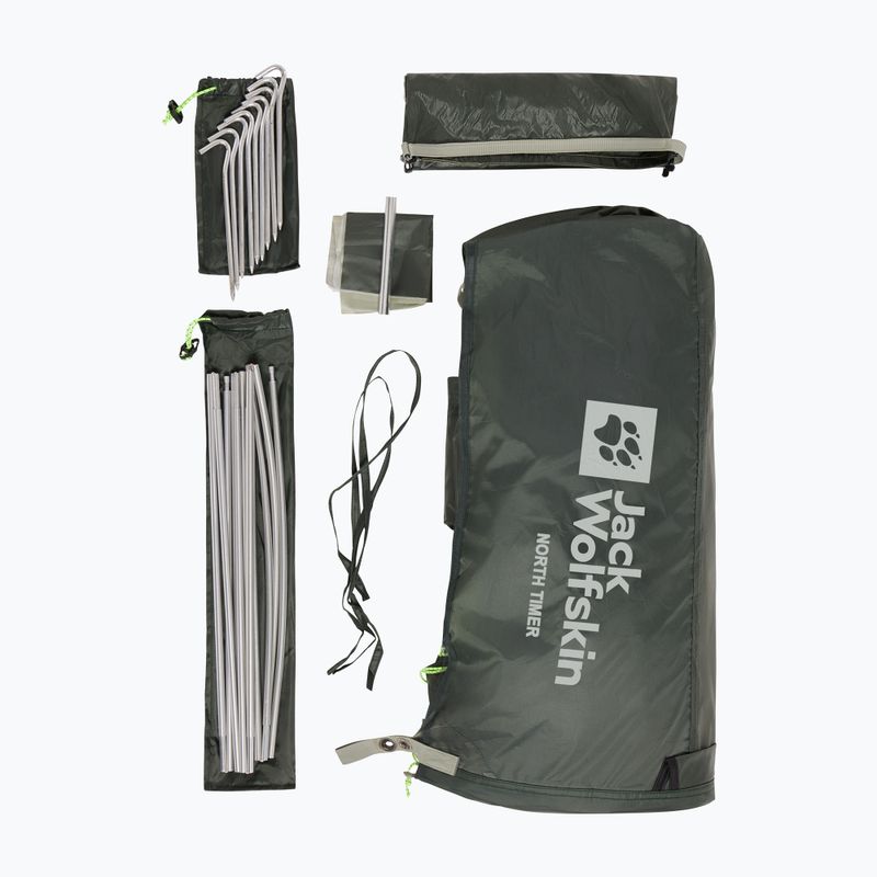 Намет трекінговий одномісний Jack Wolfskin North Timer island moss 14