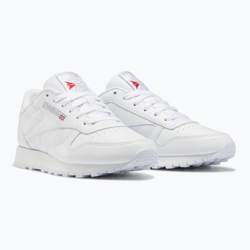 Reebok Classic Leather чоловічі туфлі білі/білі/чисто сірі 3 2