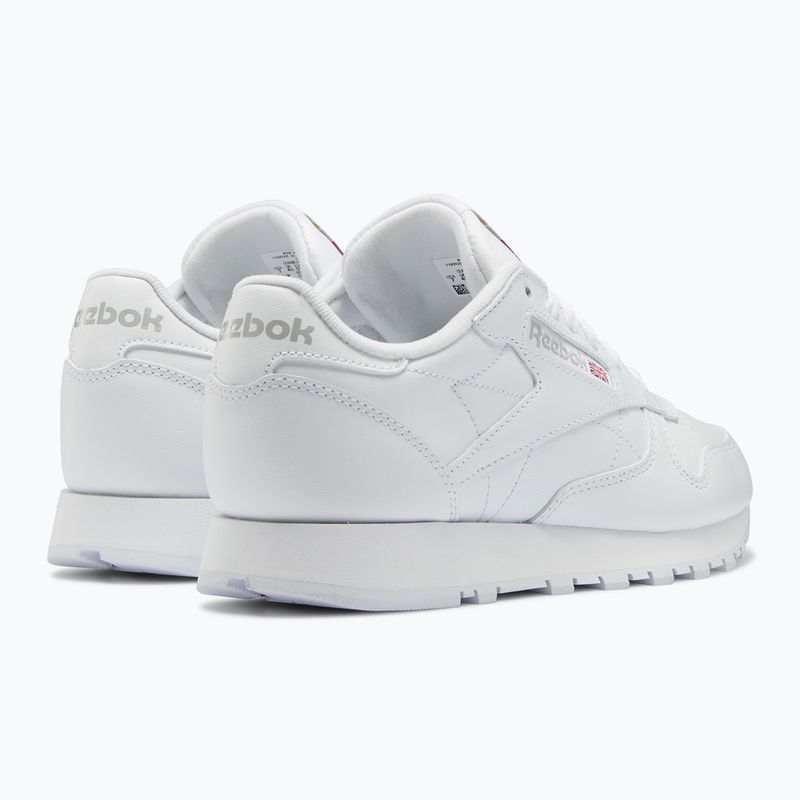 Reebok Classic Leather чоловічі туфлі білі/білі/чисто сірі 3 3