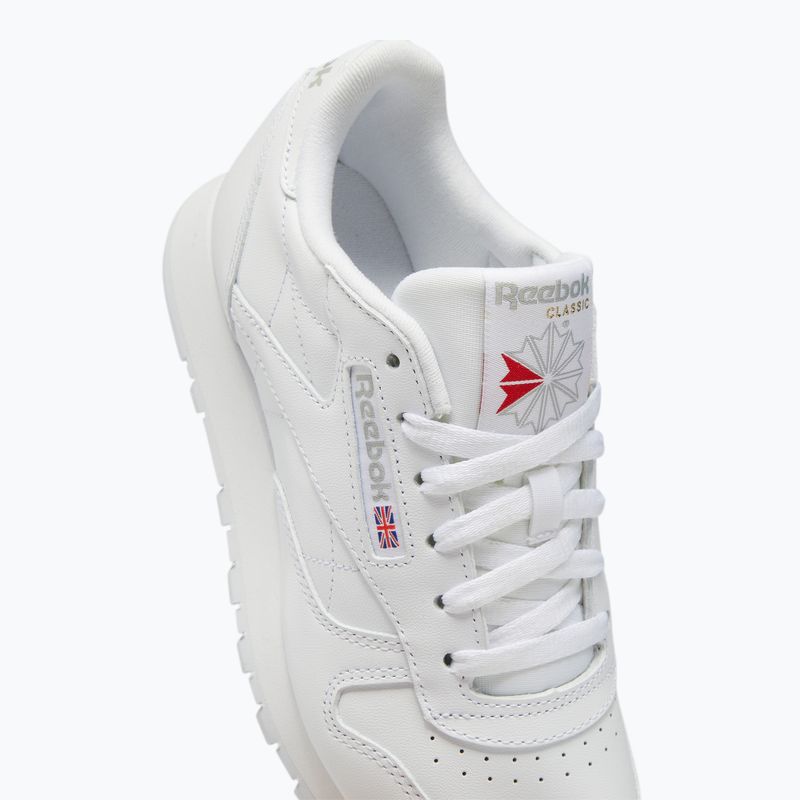Reebok Classic Leather чоловічі туфлі білі/білі/чисто сірі 3 6