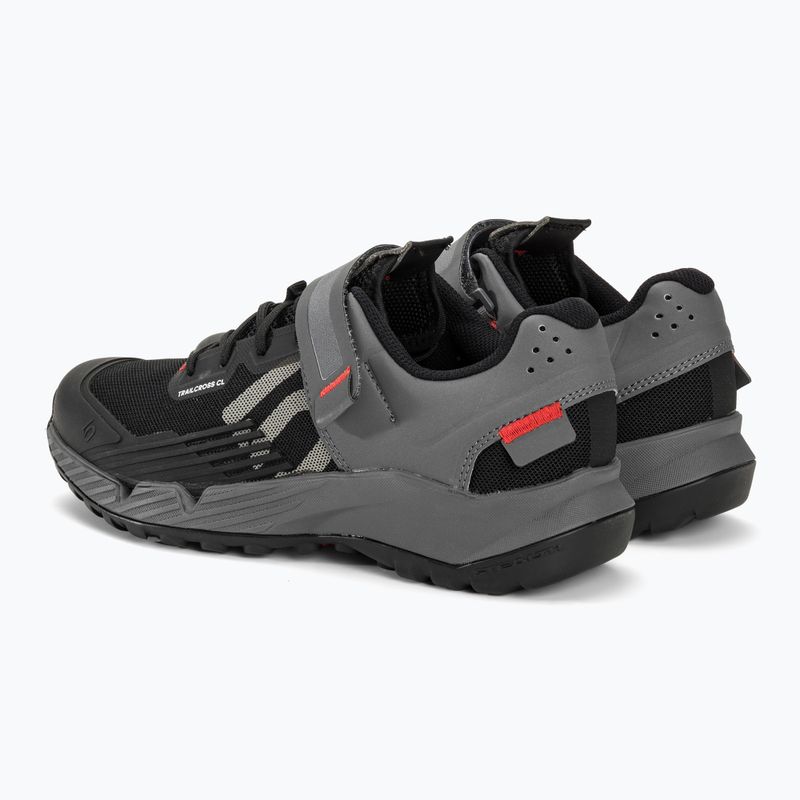 Кросівки велосипедні МТВ жіночі adidas FIVE TEN Trailcross Clip In core black/grey three/red 5