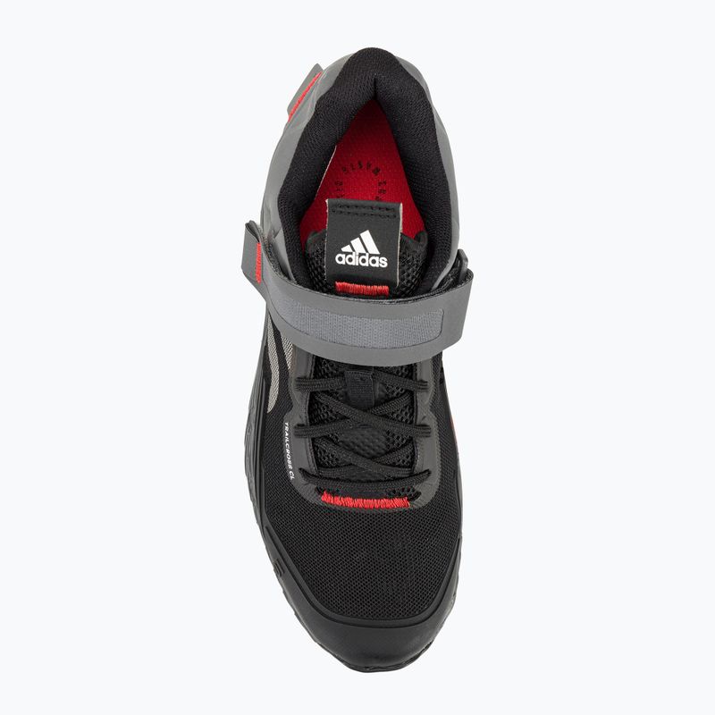 Кросівки велосипедні МТВ жіночі adidas FIVE TEN Trailcross Clip In core black/grey three/red 8